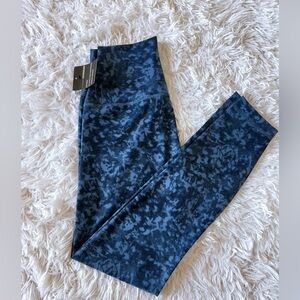 90 Degree By Reflex Navy Tie-Dye Leggings
